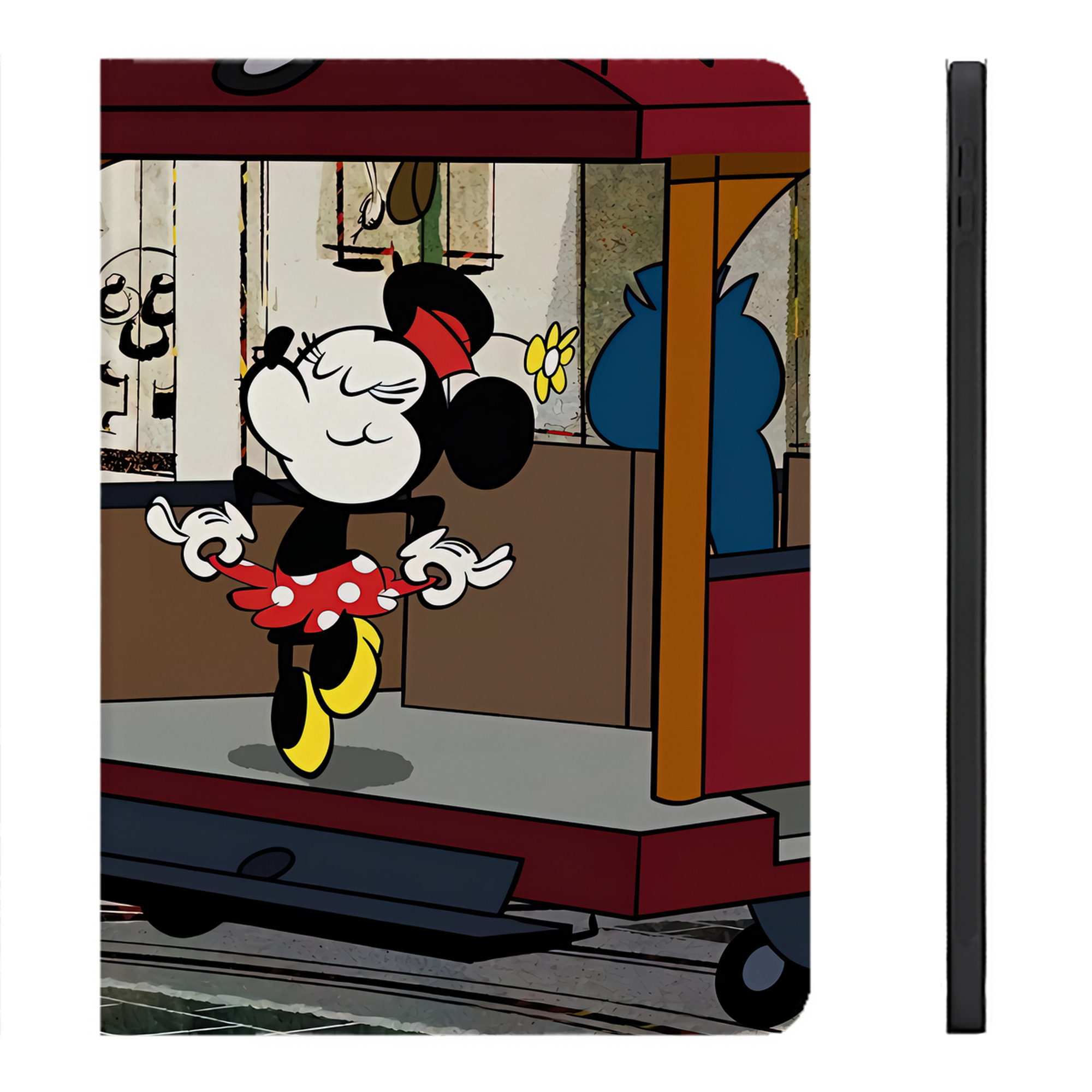 （画像用） ミッキーマウス Mickey Mouse IPadケース ペンホルダー付き ブックスタイルデザイン